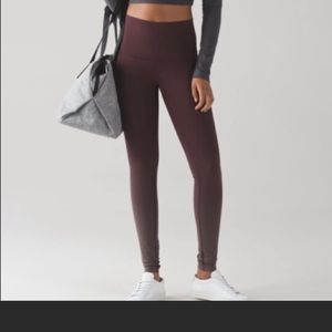 Lululemon Wunder Under High Rise Ombré lux size 2
